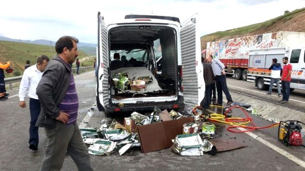 Erzurum\'da Trafik Kazası: 5 Yaralı