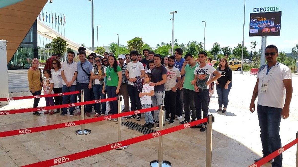 Görme Engellilerle Expo 2016\'da Buluştular