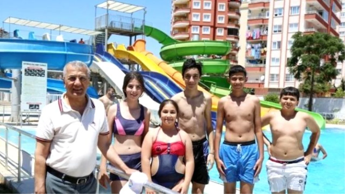 Mezitli Belediyesi Su Parkı Hizmete Açıldı