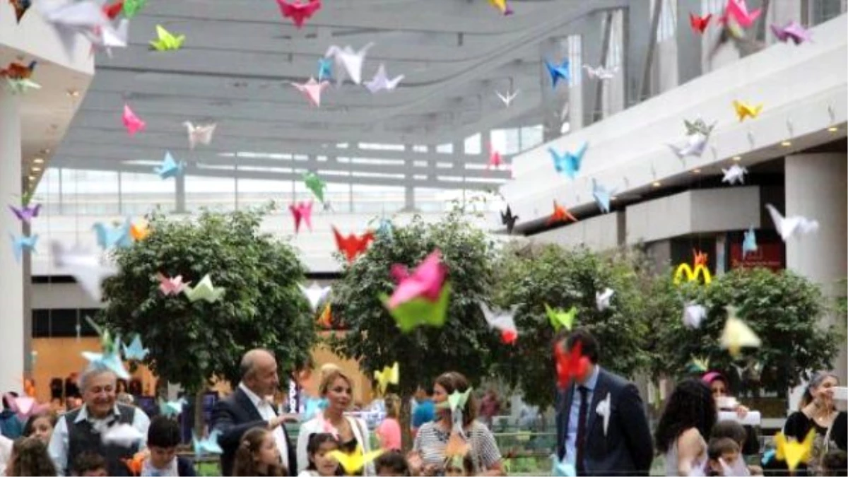 6 Bin 972 Origami ile Dünya Çocuk Rekorları Kitabı\'na Girdiler