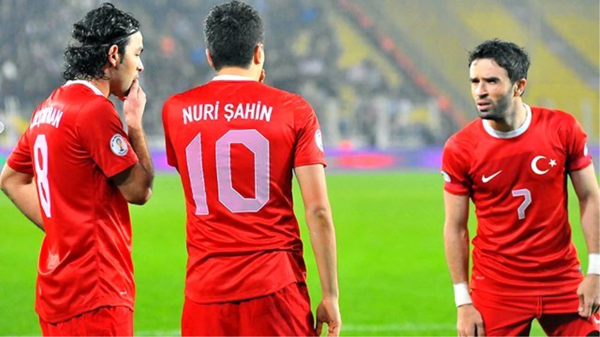 A Milli Futbol Takımında, Nuri Şahin Antrenman Sırasında Sakatlandı