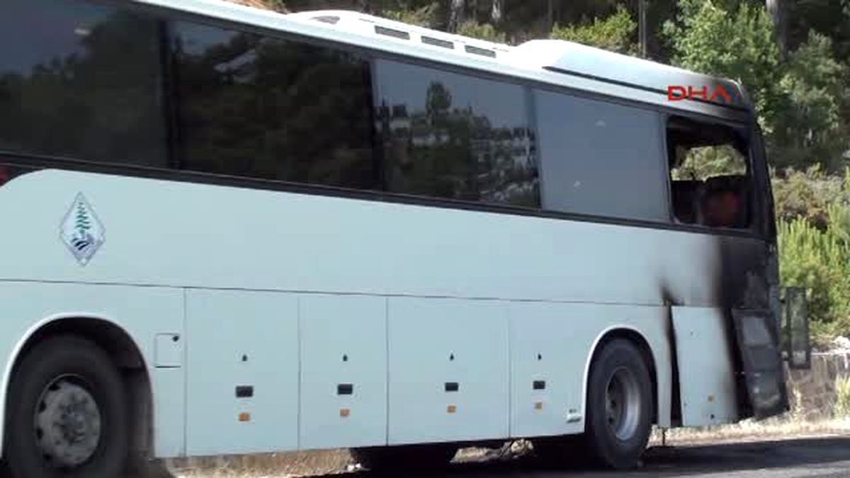 Çanakkale Öğrenci Otobüsünde Yangın