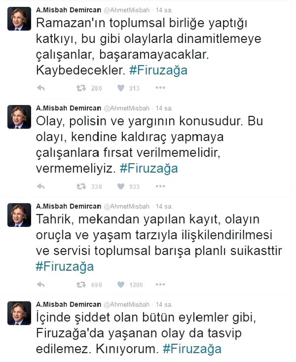Misbah Demircan: Firuzağa\'daki Saldırıyla İlgili Sözlerim Çarpıtıldı