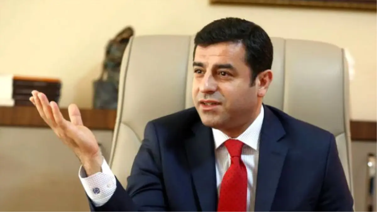 Demirtaş: Türkmenler MİT\'in Gönderdiği Silahları PYD\'ye Satıyor