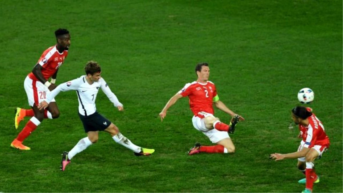 EURO 2016 Maçında İsviçre, Fransa ile 0-0 Berabere Kaldı