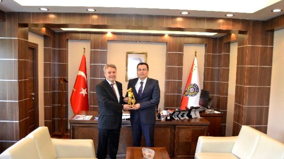 Ceza Mahkemesi Başkanından İl Emniyet Müdürüne Veda Ziyareti