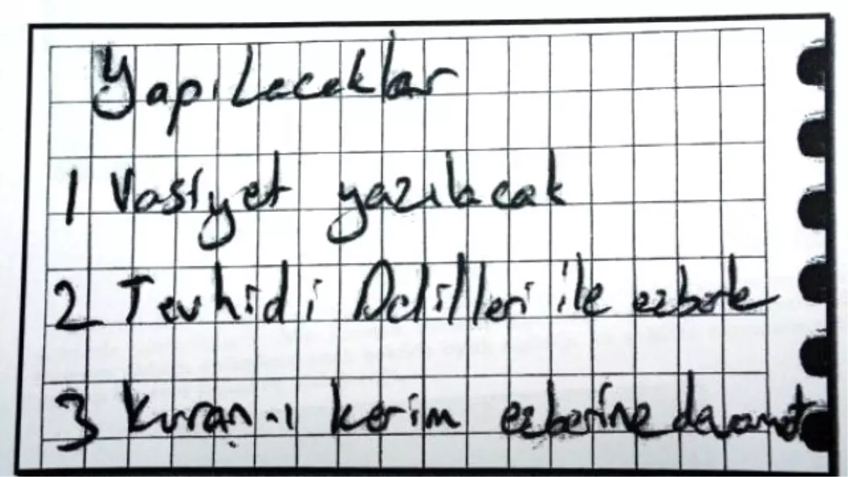 IŞİD Türkiye\'yi Kafir İlan Etmiş! Örgüt Üyelerine Bir Bir Vasiyet Yazdırmış