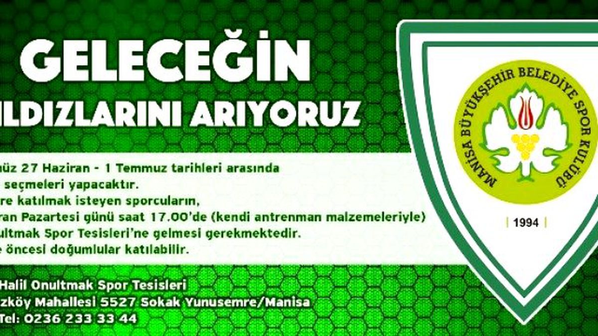 Manisa Bbsk Geleceğin Yıldızlarını Arıyor