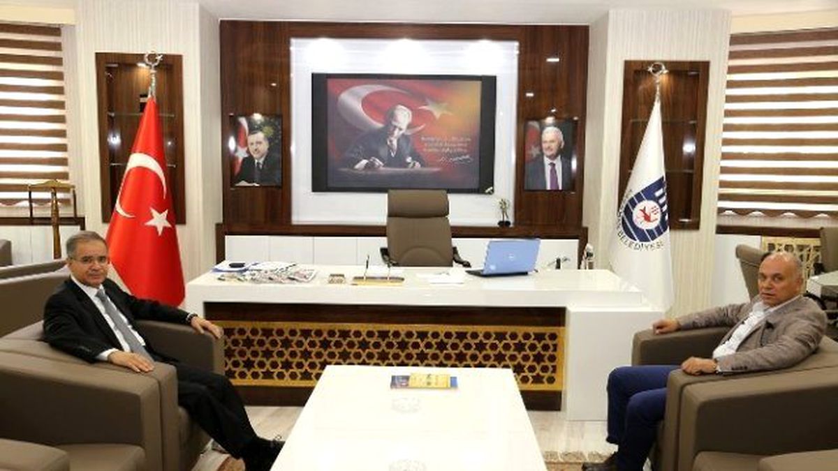 Vali Tapsız\'dan Başkan Çalışkan\'a İadeyi Ziyaret