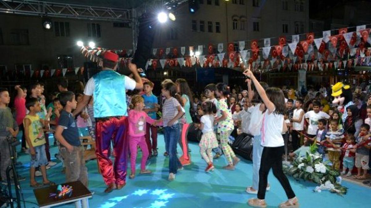 Adıyamanlı Çocuklar Doyasıya Eğlendi