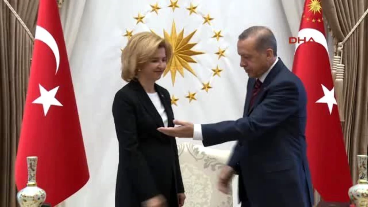 Erdoğan, Moldova Gökoğuz Yeri Başkanı Vlah\'ı Kabul Etti