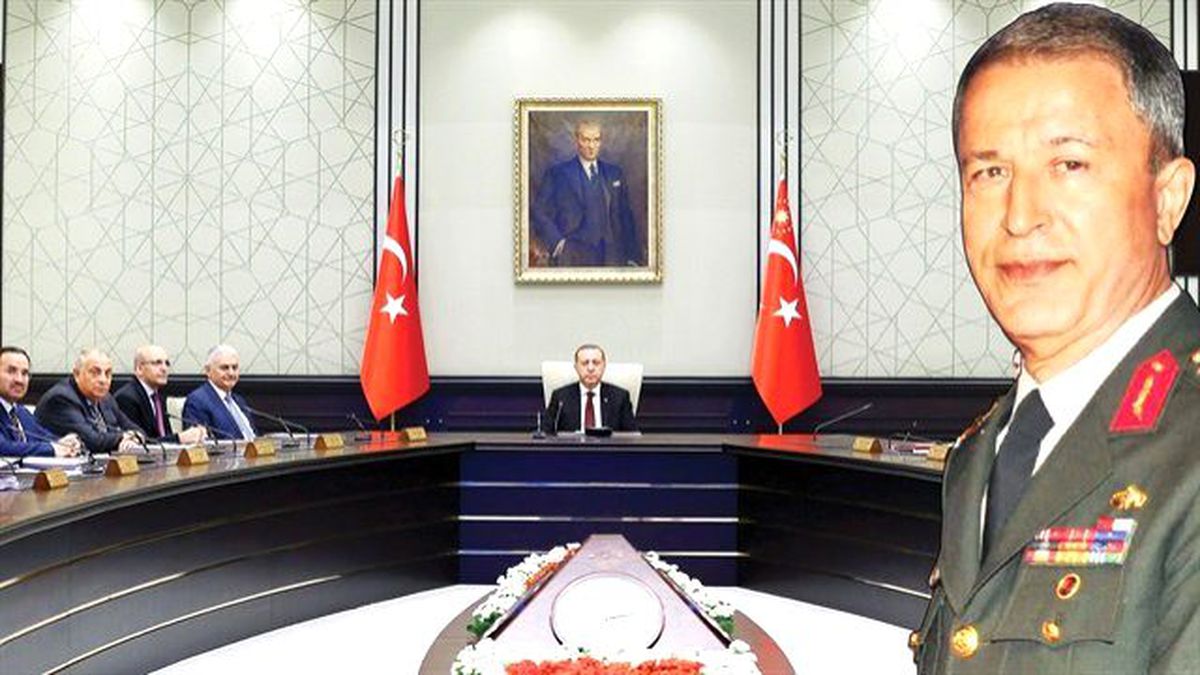 Genelkurmay Başkanı'ndan Bakanlar Kurulu'nda Haritalı Birifing