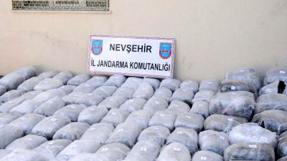 Gülşehir\'de 573 Kilo Kubar Esrar Ele Geçirildi