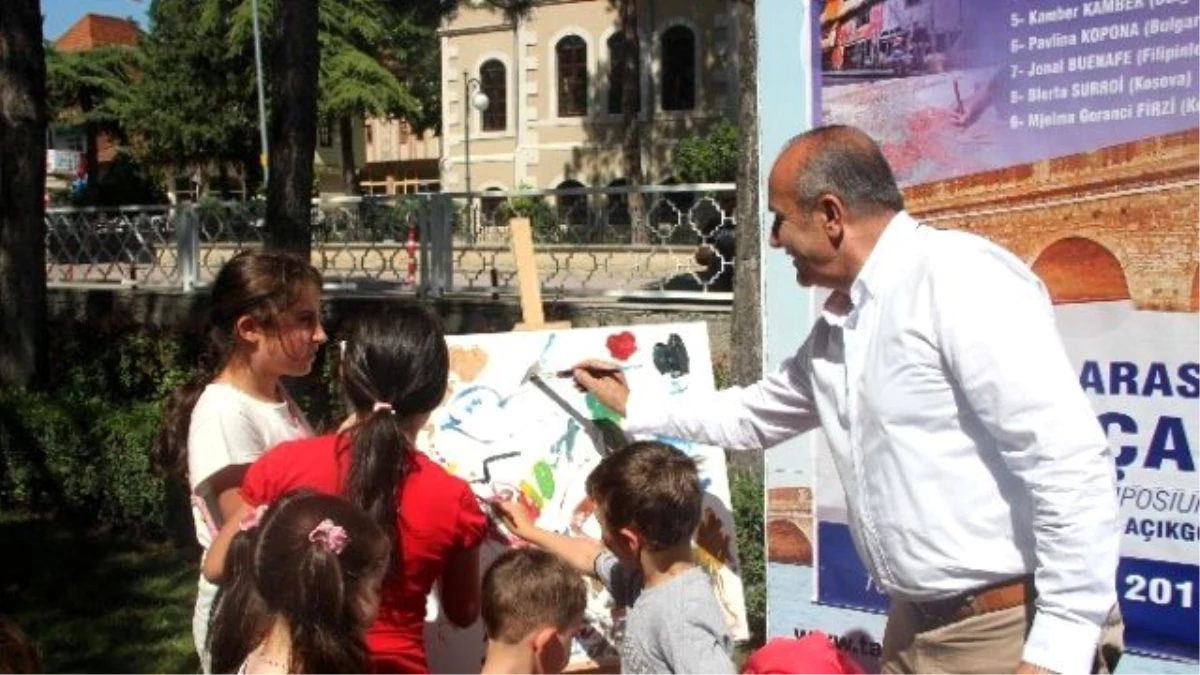 Taşköprü Belediyesi Uluslararası Resim Çalıştayı Start Aldı