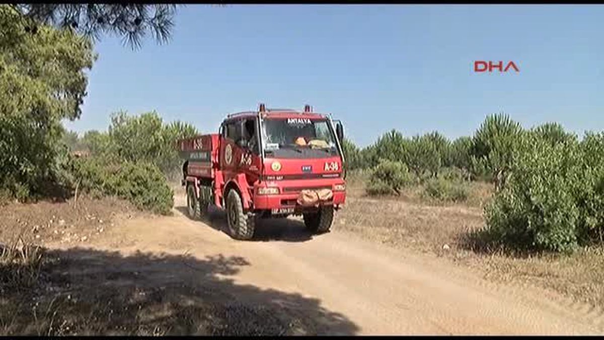 Antalya- Lara\'da Orman Yangını