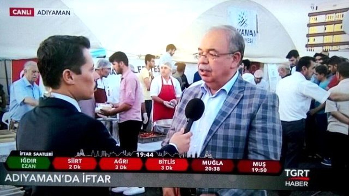 Başkan Kutlu, Ramazan Etkinliklerini Tgrt Haber\'e Değerlendirdi