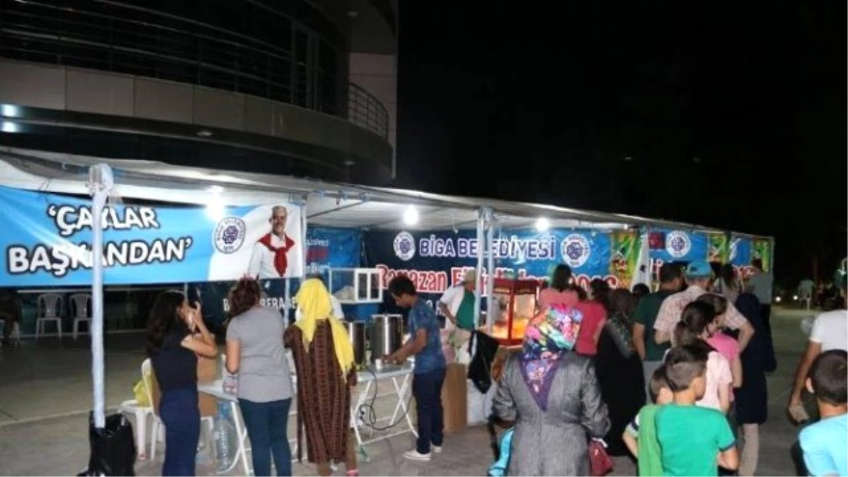 Biga\'da Ramazan Etkinlikleri Devam Ediyor