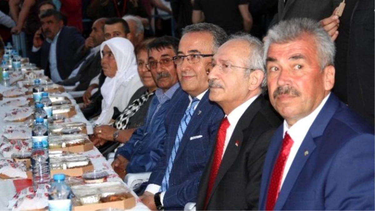 CHP Genel Başkanı Kılıçdaroğlu Yozgatlılarla İftarda Buluştu