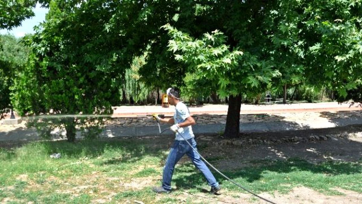 Gölbaşı İlçesinde Akrep ve Yılanlara Karşı İlaçlama Çalışması