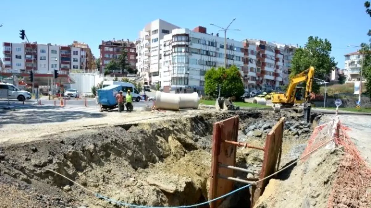 Süleymanpaşa Sahil Kuşaklama Kanalizasyon Kollektör Hattı İnşaatı Devam Ediyor