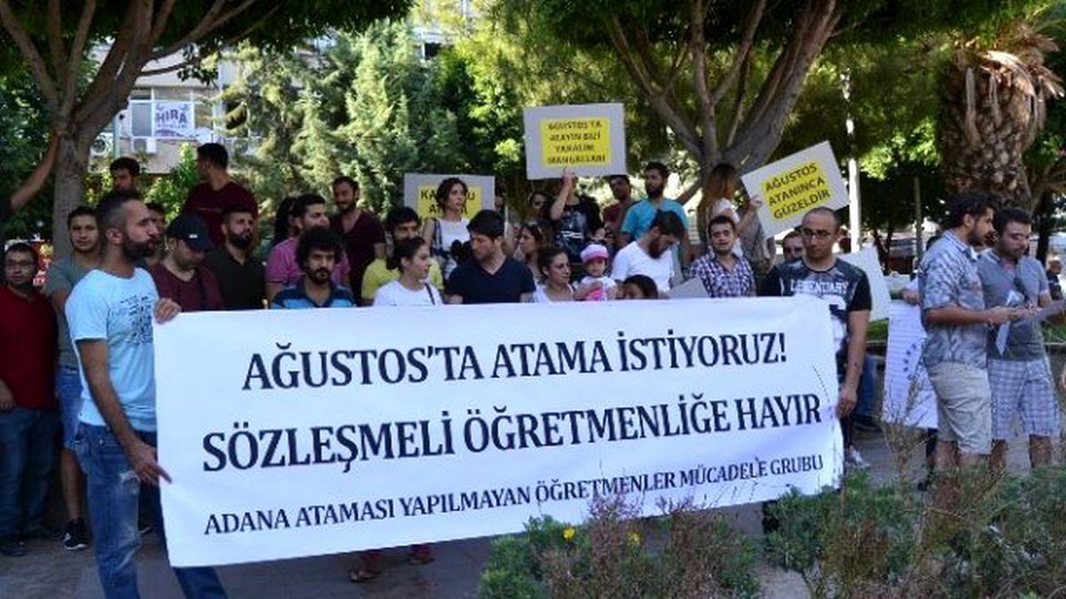 Atanamayan Öğretmenler Ağustos Atama İstedi