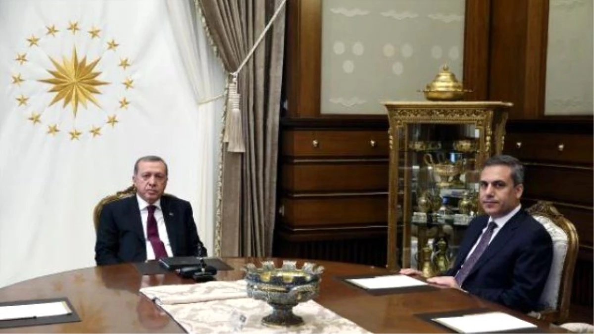 Cumhurbaşkanı Erdoğan\'ın MİT Müsteşarı Fidan\'ı Kabul Etti