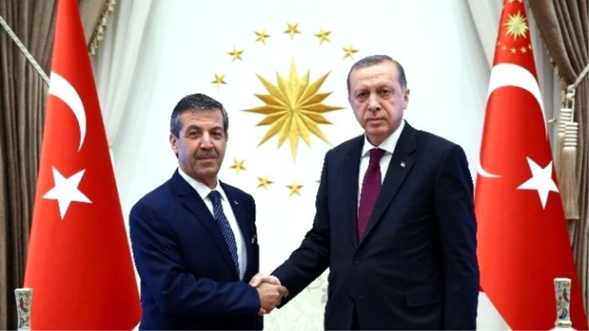Cumhurbaşkanı Erdoğan, KKTC Dışişleri Bakanını Kabul Etti