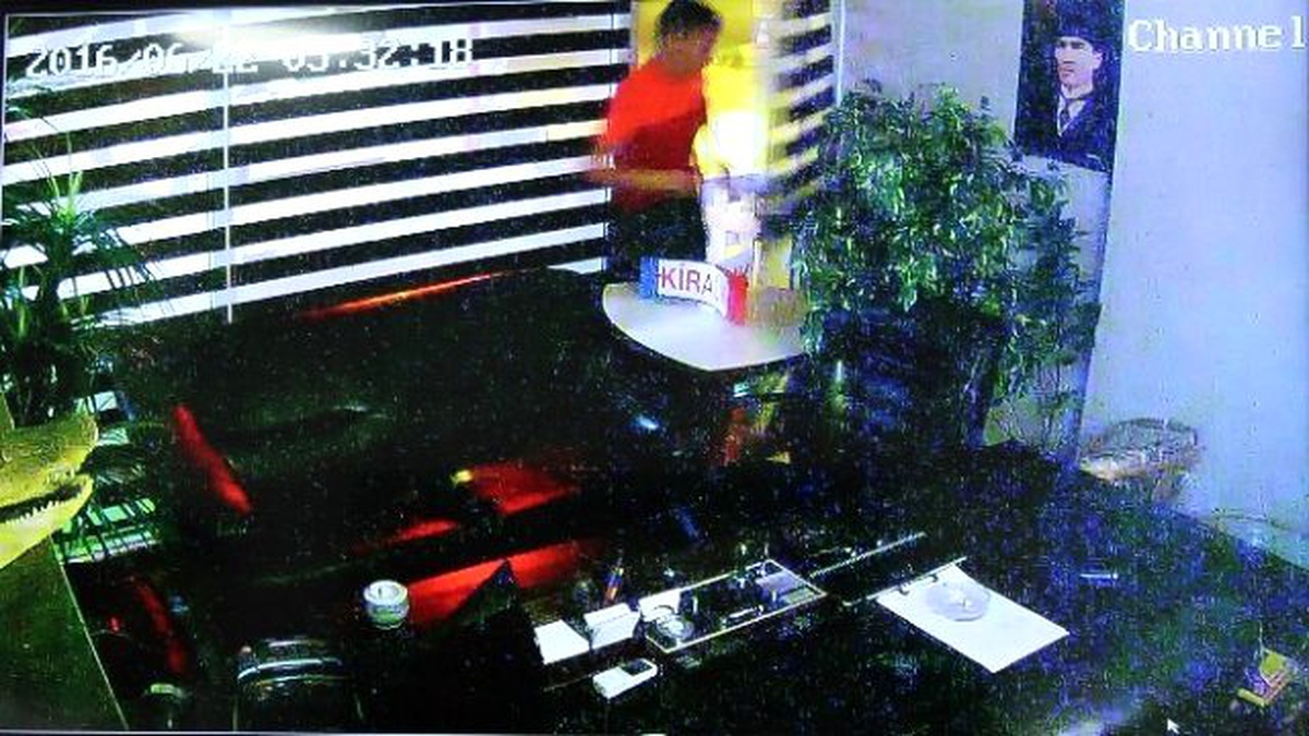 Hırsızlık Anı Güvenlik Kamerasında