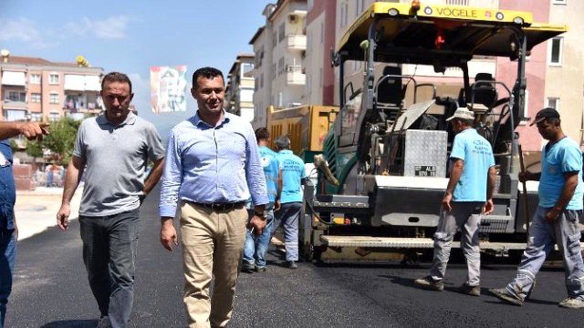 Başkan Yücel Alaiye Caddesi\'ndeki Çalışmaları İnceledi