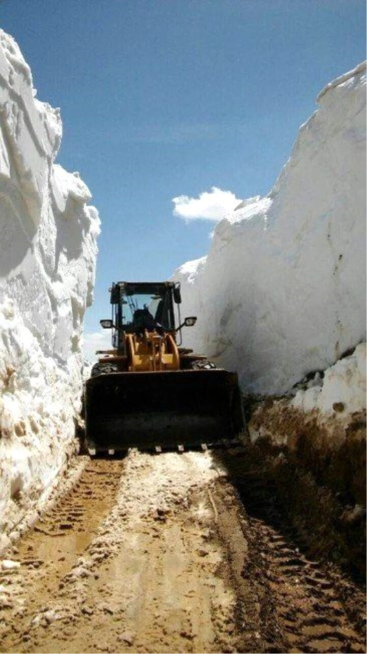 Rize\'de Haziran Ayında Karla Mücadele