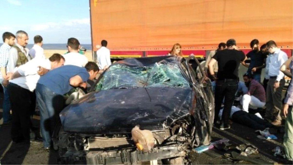 Siverek\'te Trafik Kazası: 1 Ölü, 3 Yaralı