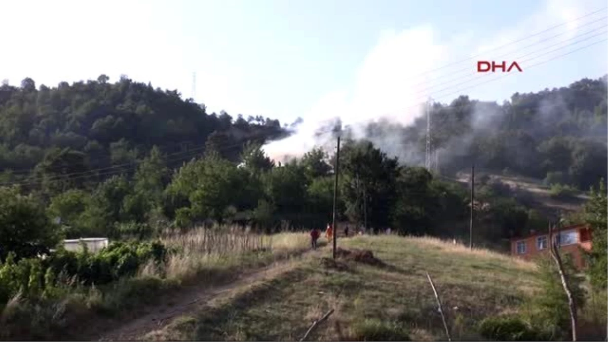 Zonguldak - 3 Hektarlık Alan ve 1 Baraka Yangında Kül Oldu
