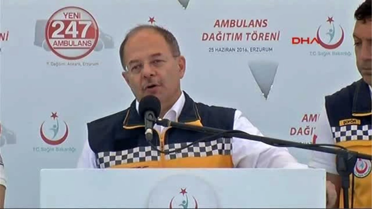 Erzurum Sağlık Bakanı Akdağ Rehabilitasyonun Peşindeyiz