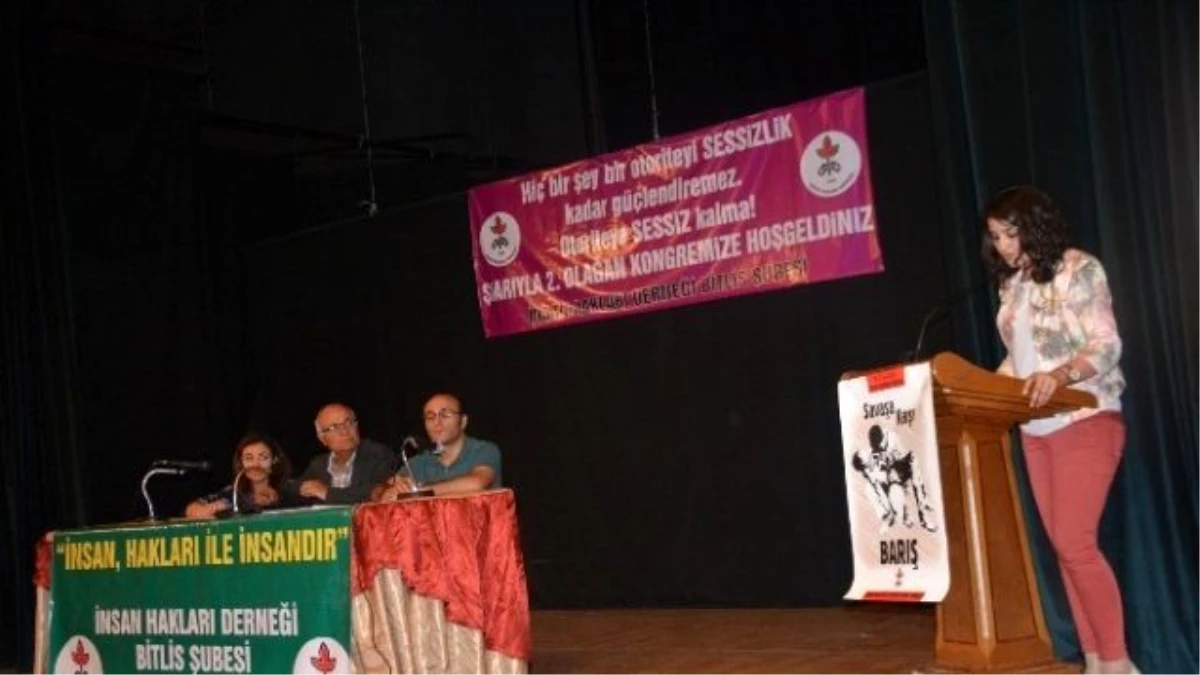 İHD Bitlis Şubesi Kongresi