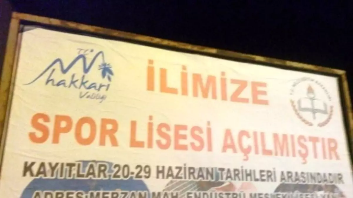 Spor Lisesinin İlk Kayıtları Başladı