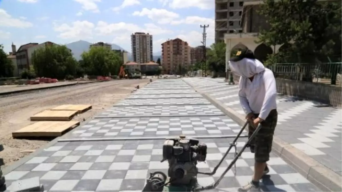 Battalgazi Mahallesi Çeşmeli Caddesi Yenileniyor