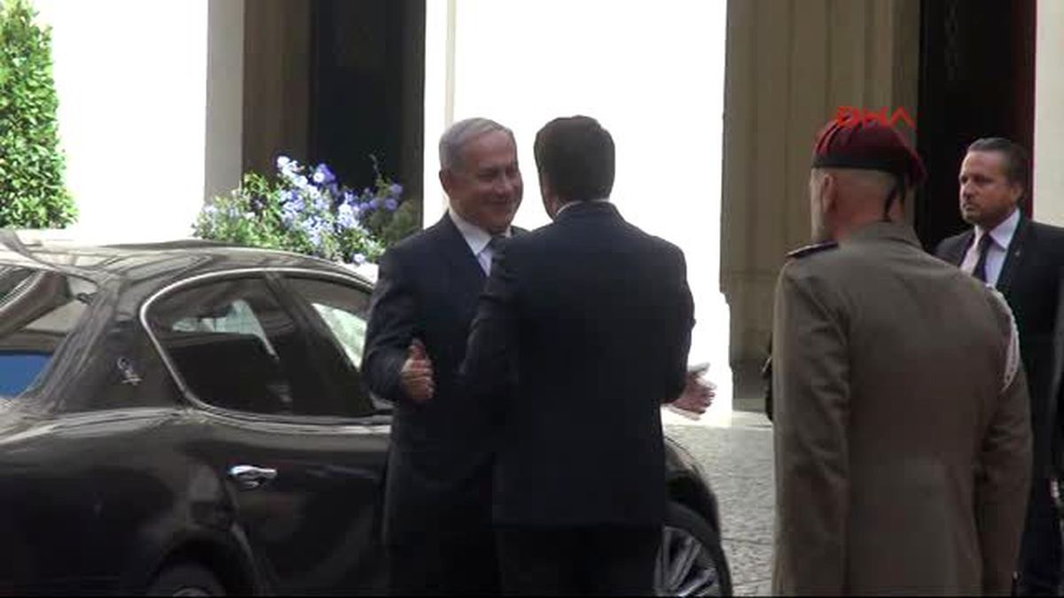 İtalya Başbakanı Matteo Renzi, Binyamin Netanyahu\'yu Kabul Etti