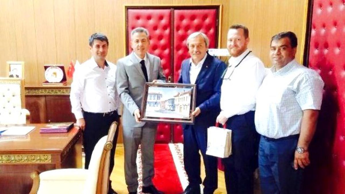 Başkan Şahin\'den Vali Elban\'a Hayırlı Olsun Ziyareti