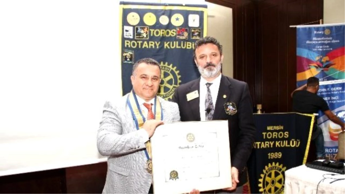 Toros Rotary Kulübü\'nde Nöbet Değişimi