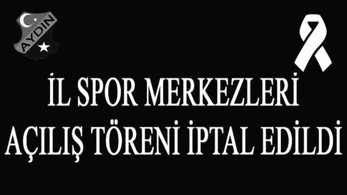 Aydın\'da İl Spor Merkezi Açılışı İptal Edildi