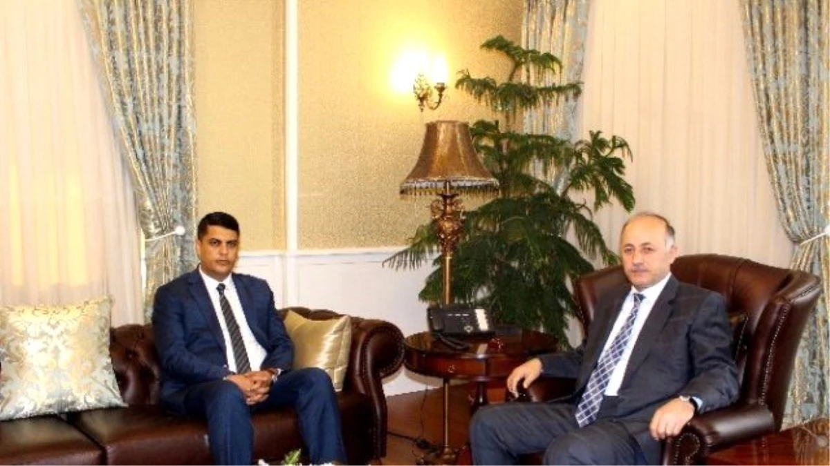 Azerbaycan Kars Başkonsolosu Ayhan Süleymanlı\'dan Vali Azizoğlu\'na Ziyaret