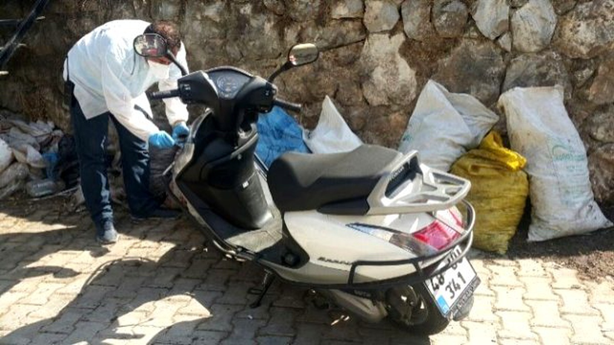 Bodrum\'dan Çalınan Motosiklet Milas\'ta Bulundu
