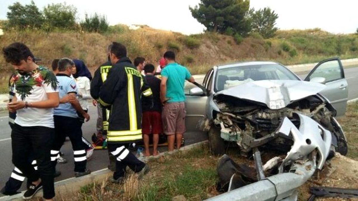 Çan\'da Trafik Kazası; 2 Yaralı