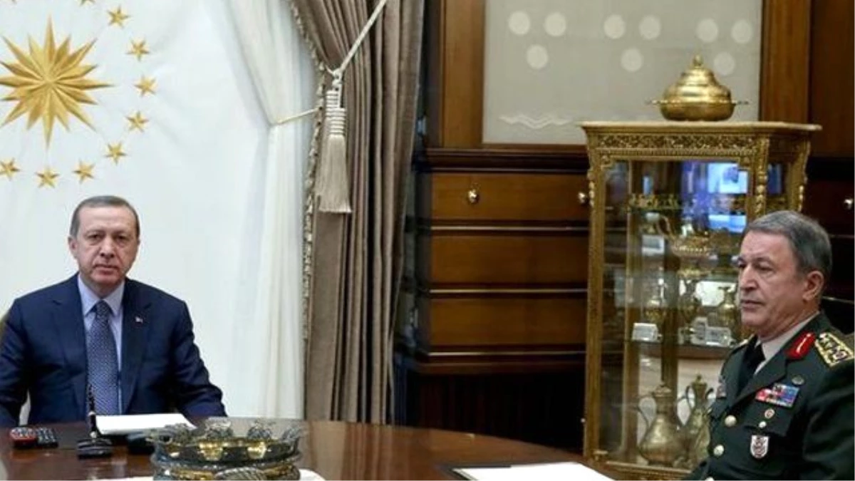 Beştepe\'de Zirve! Erdoğan Başbakan Yıldırım ve Genelkurmay Başkanı Akar İle Toplantı Yaptı