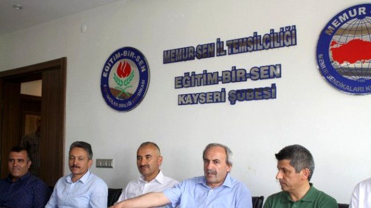 Eğitim Bir-sen Kayseri Şube Başkanı Aydın Kalkan Açıklaması