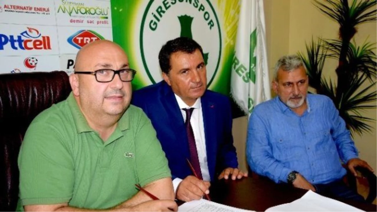 Giresunspor\'da Mustafa Kaplan Dönemi Başladı