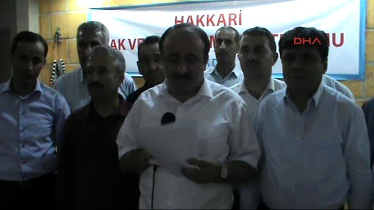 Hakkari Stk\'lar\'dan Hakkari\'nin Yüksekova\'ya Taşınması Kararına Tepki