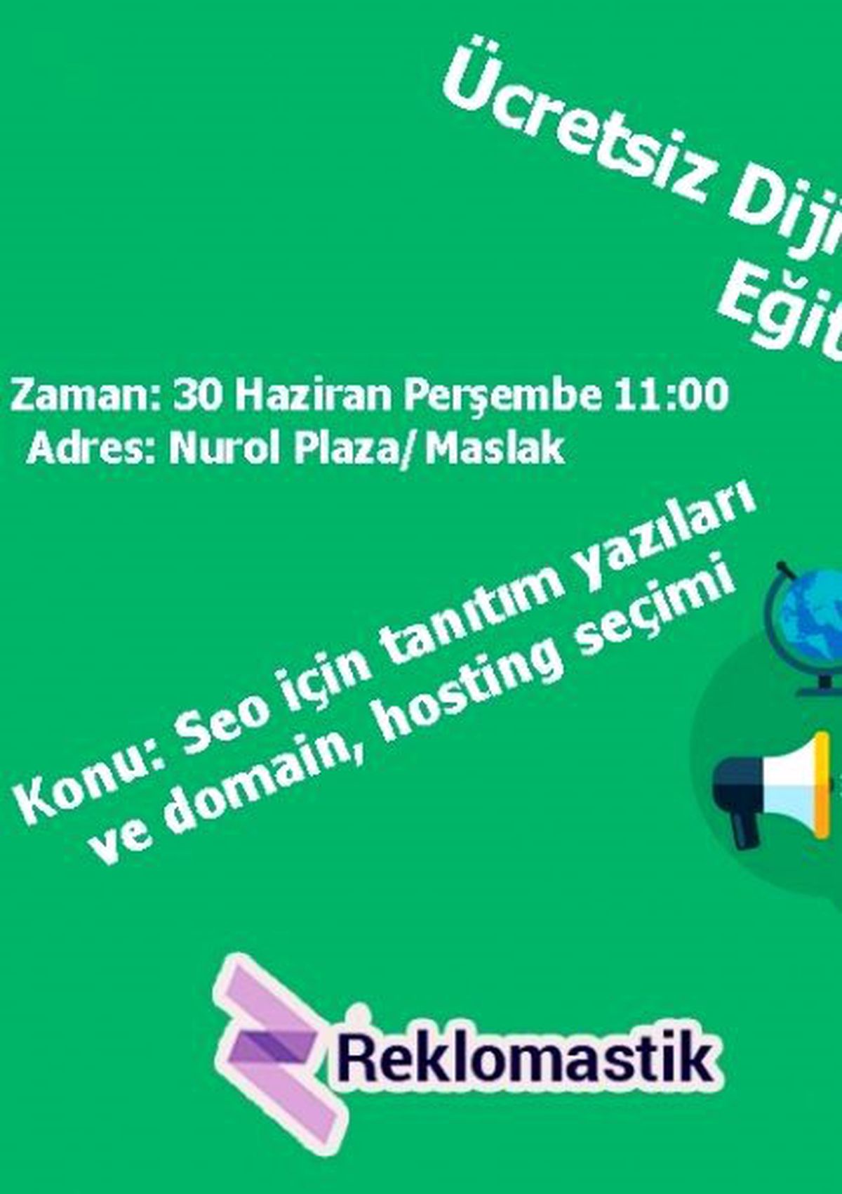 Ücretsiz Dijital Pazarlama Eğitimi