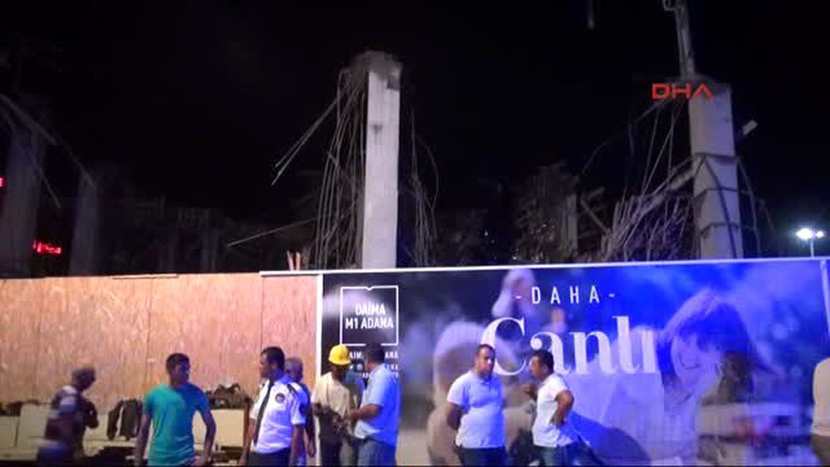 Adana AVM'nin Ek Bina İnşaatında Göçük 1'i Ağır, 6 Yaralı