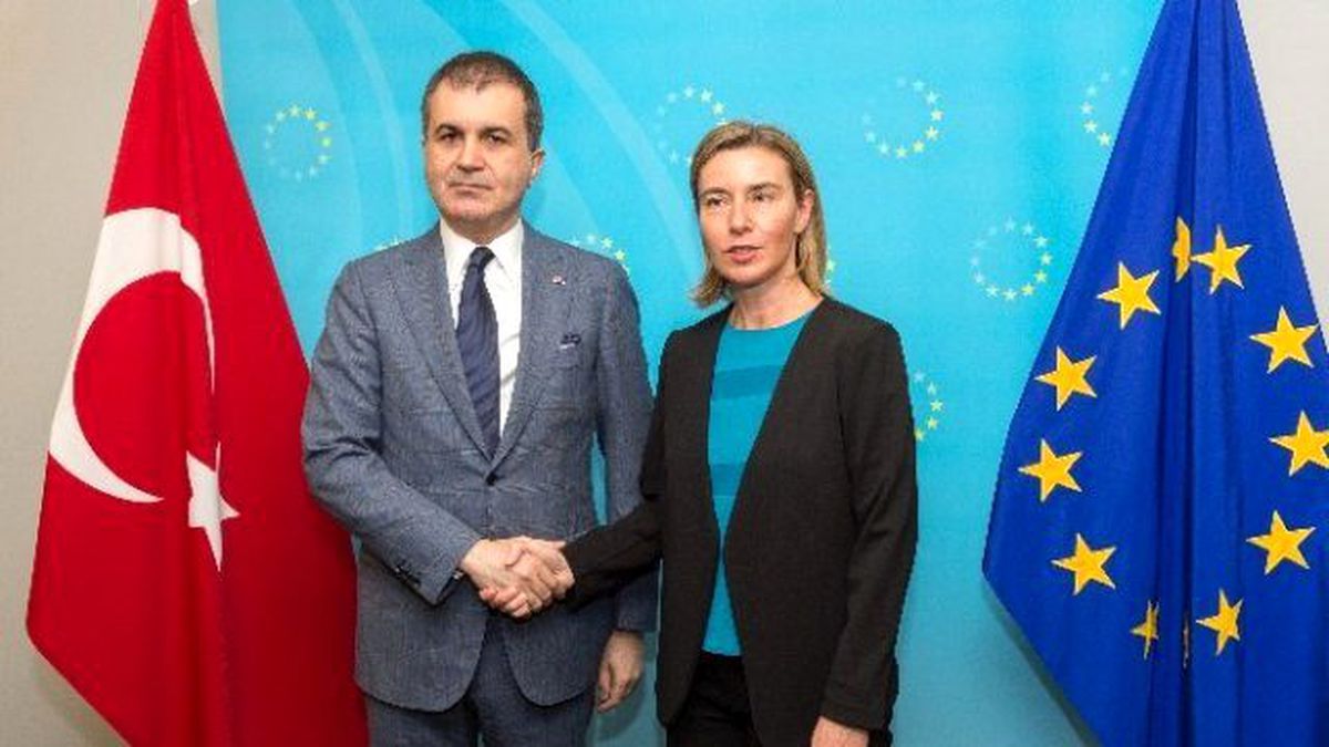 Bakan Çelik, Mogherini ile Görüştü